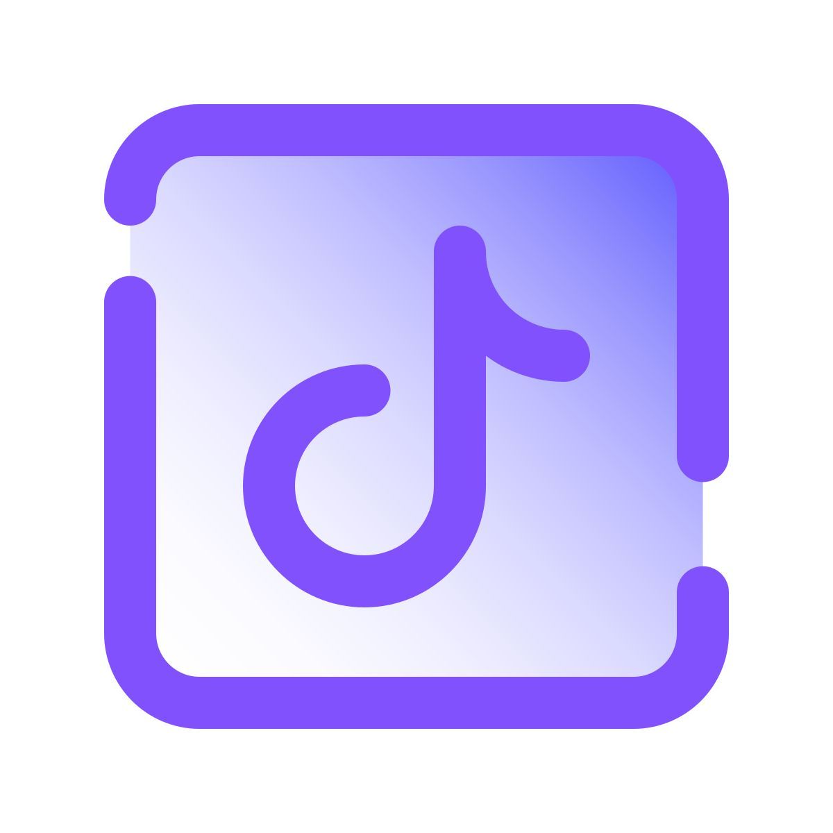 pulsar gradient style tik의 톡 icon