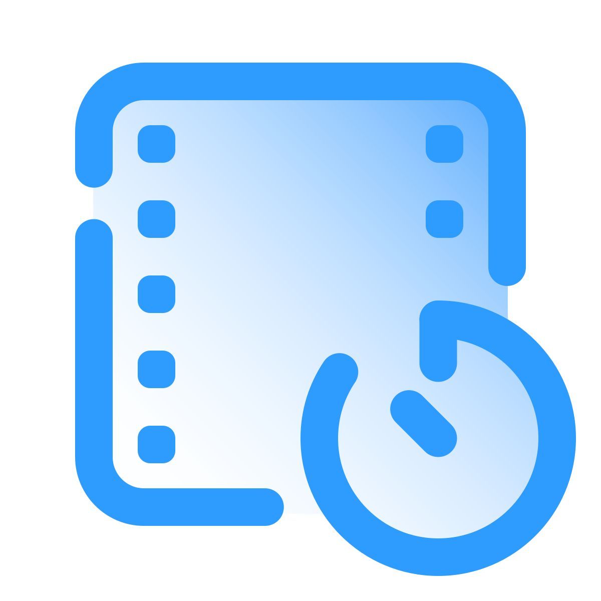 pulsar gradient style timecode icon