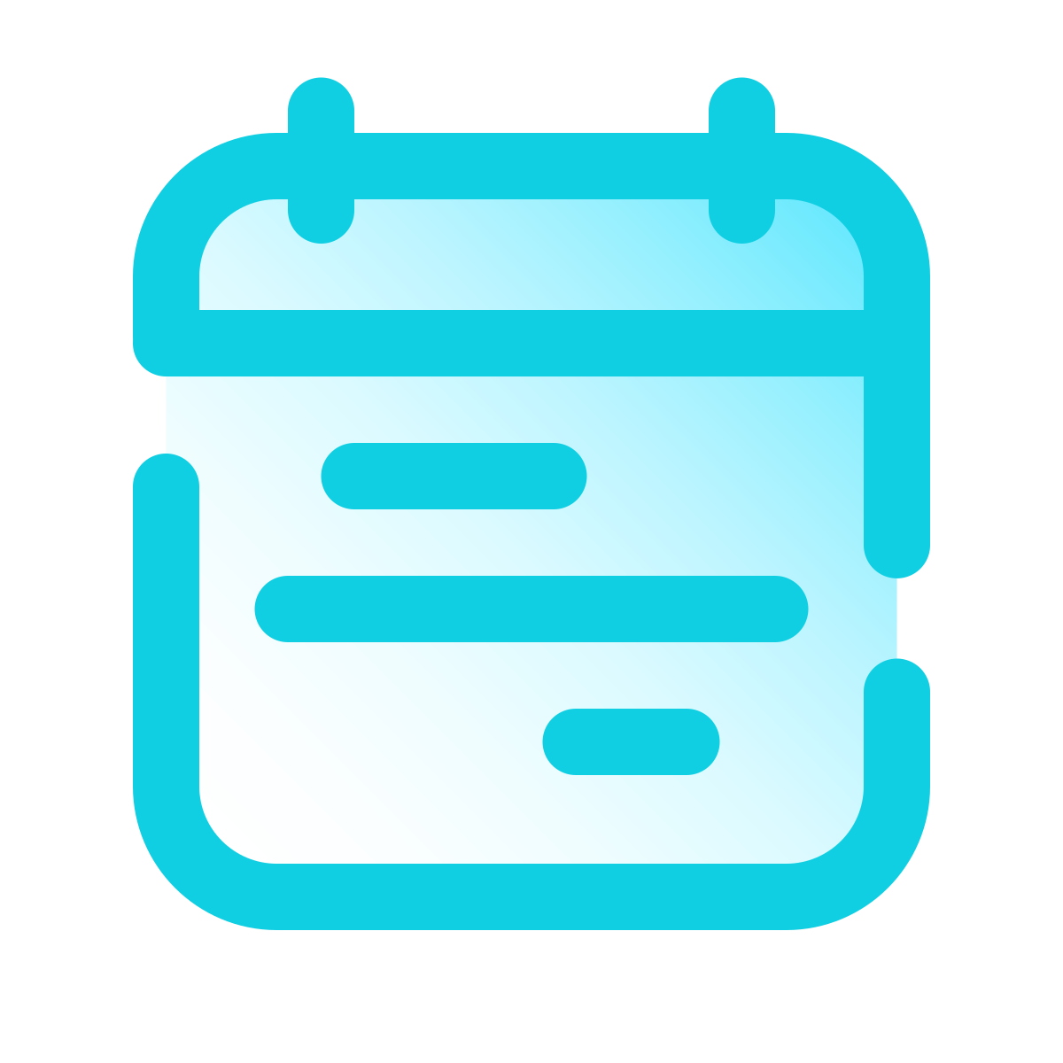 pulsar gradient style timeline week icon