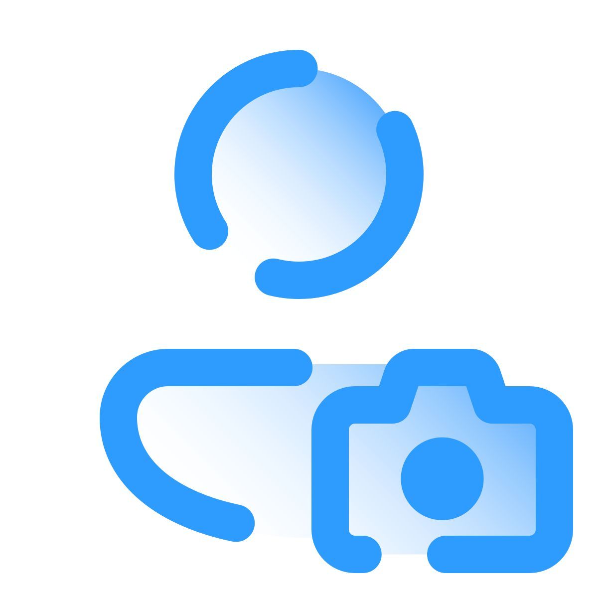 pulsar gradient style 관광 남자 icon