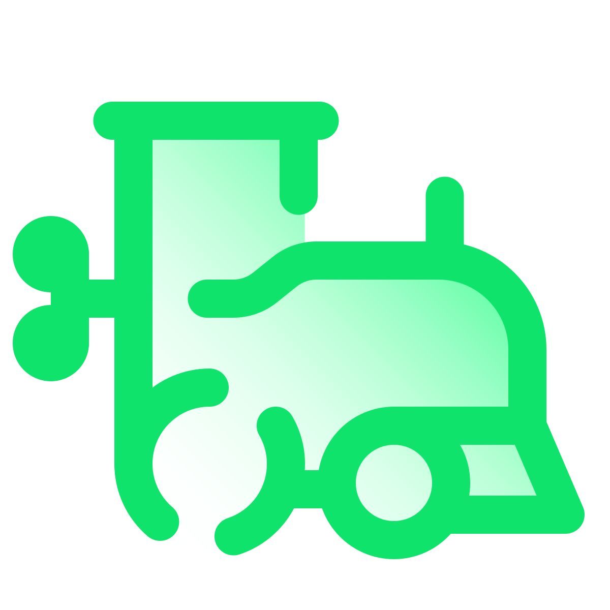 pulsar gradient style 장난감 기차 icon