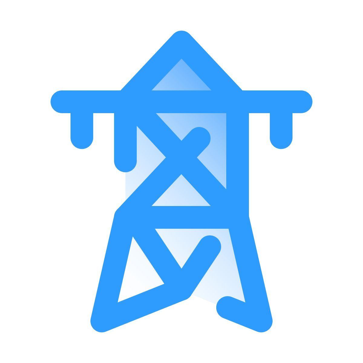 pulsar gradient style 输电塔 icon