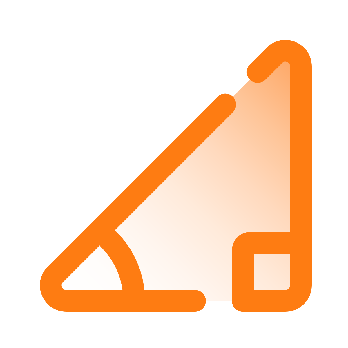 pulsar gradient style trigonometry icon
