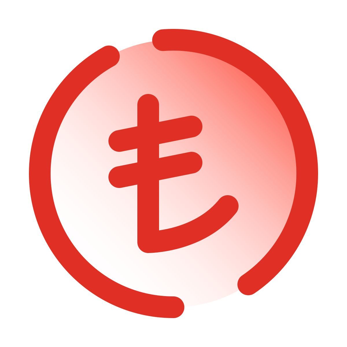 pulsar gradient style 터키 리라 icon