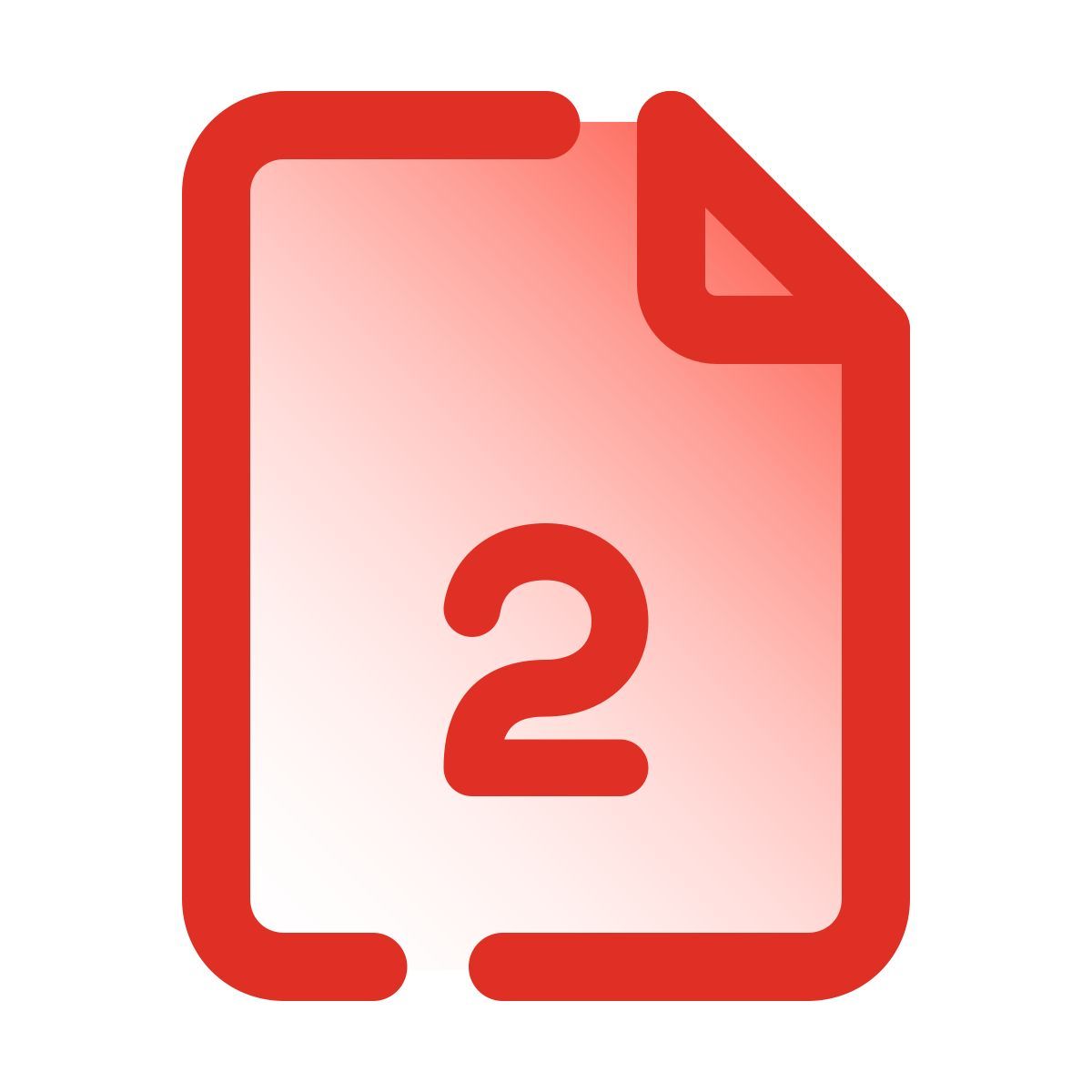 pulsar gradient style two pages icon