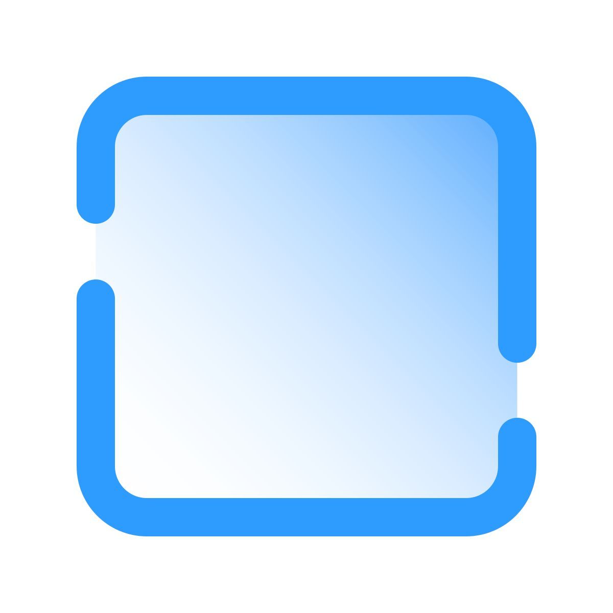 pulsar gradient style caixa de seleção desmarcada icon