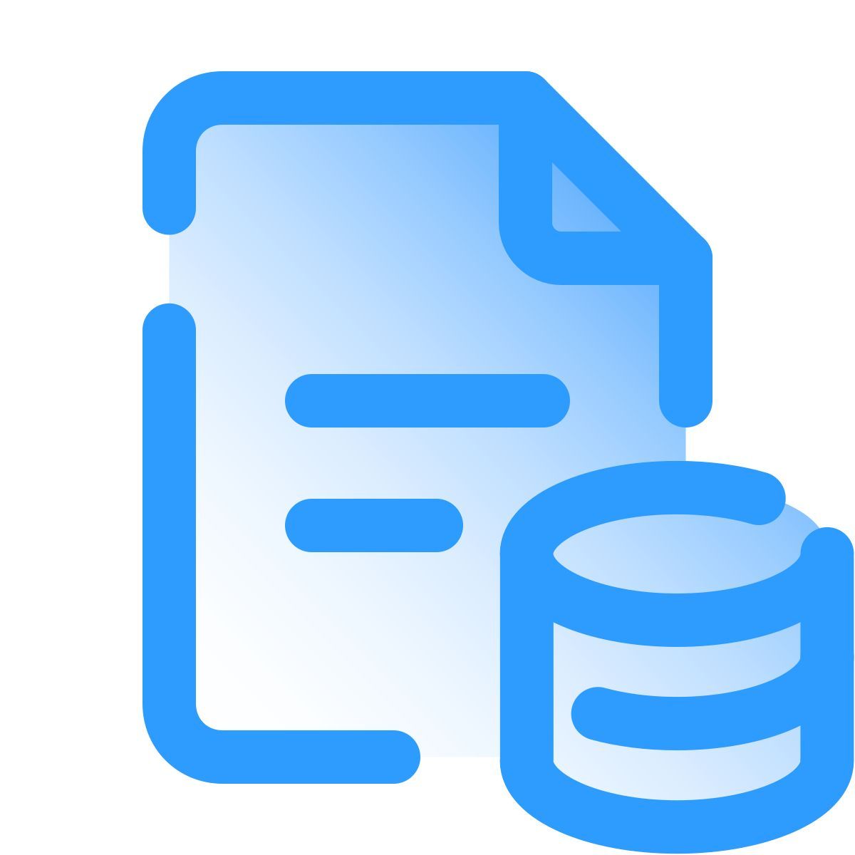 pulsar gradient style enviar link do documento icon