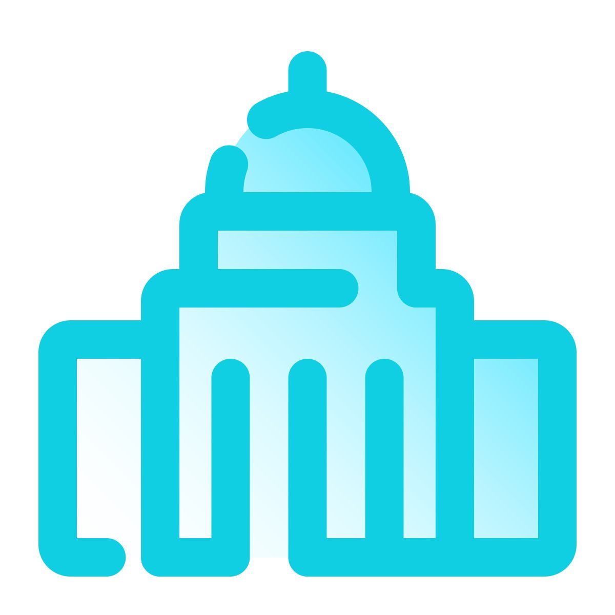 pulsar gradient style 美国国会大厦 icon