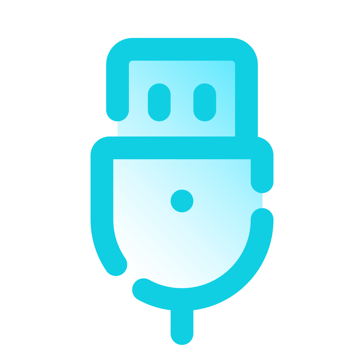 pulsar gradient style usb on icon