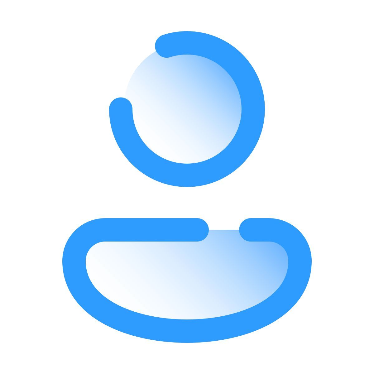 pulsar gradient style benutzer icon