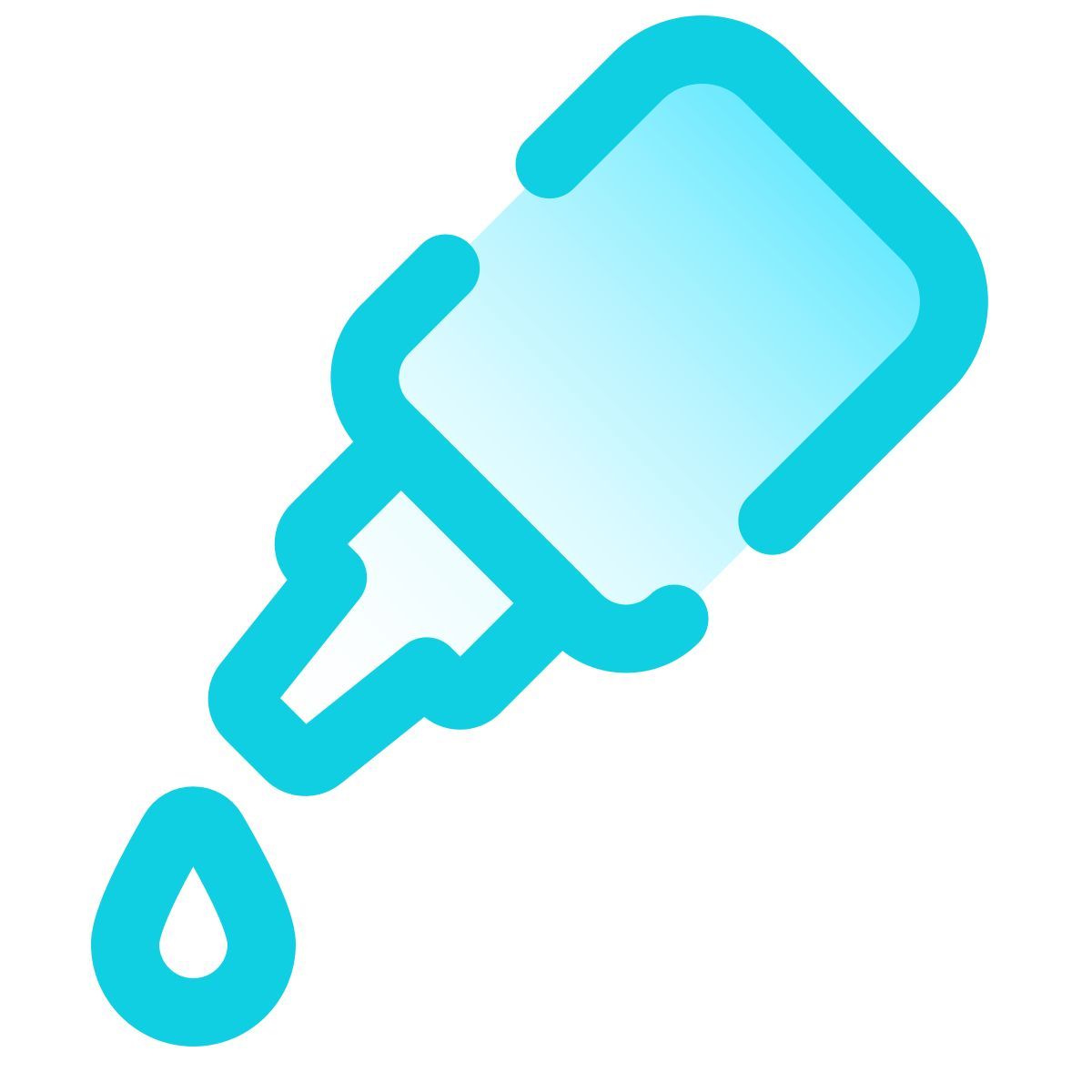 pulsar gradient style gota de vacuna icon