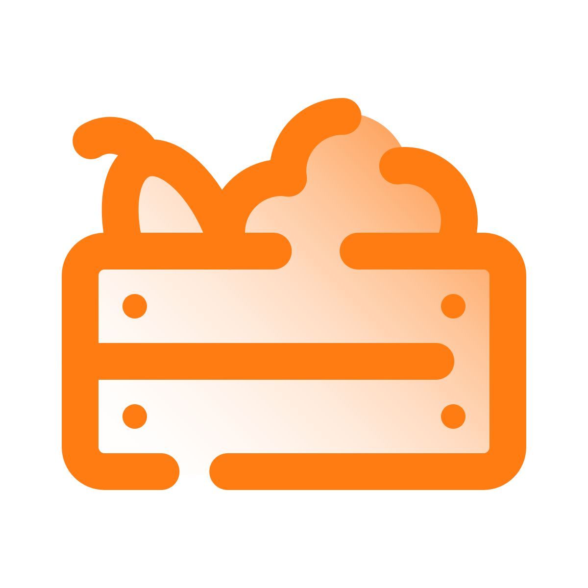 pulsar gradient style scatola di verdure icon