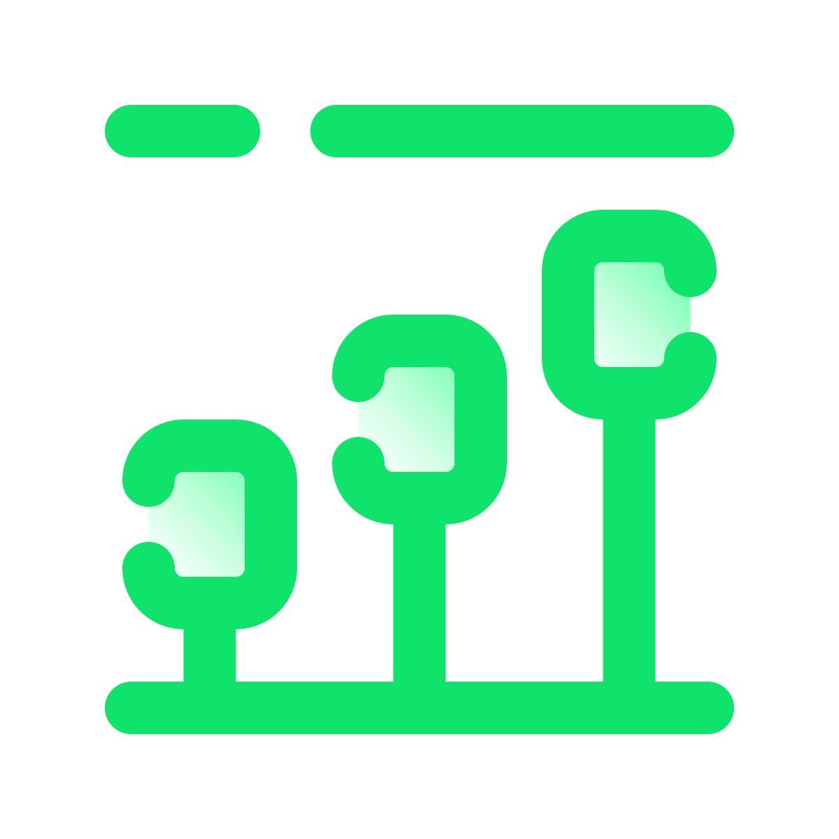 pulsar gradient style cronología vertical icon