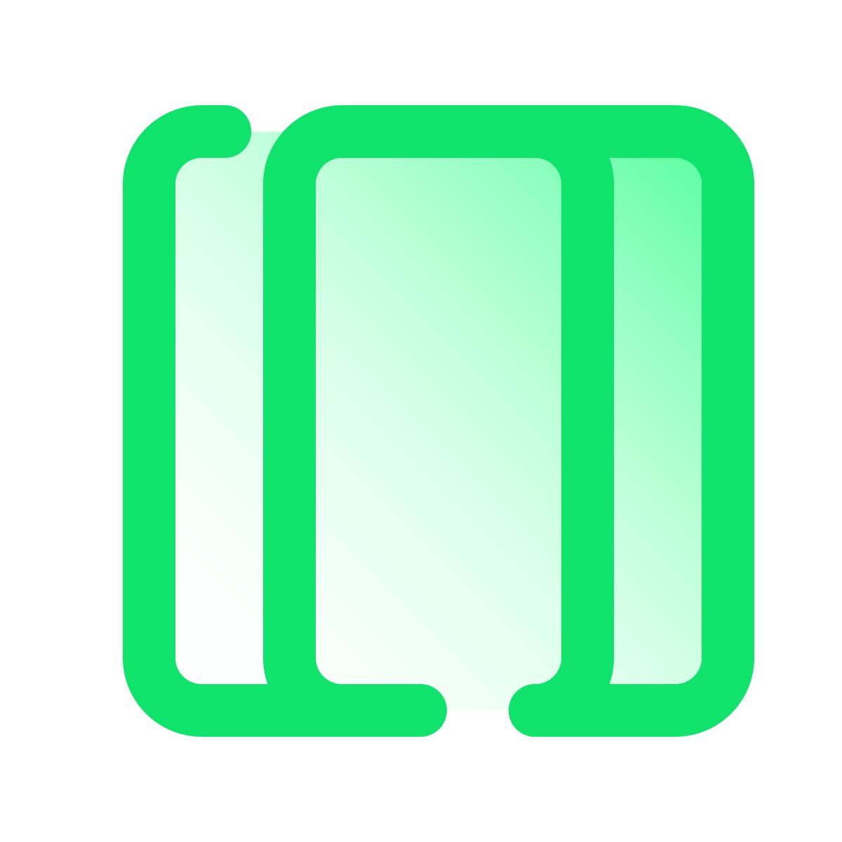 pulsar gradient style visualizza array icon