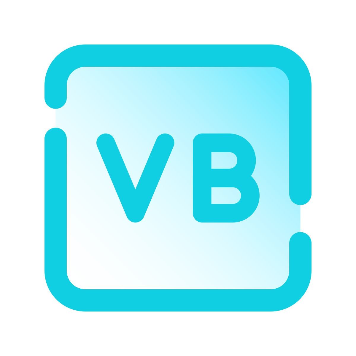 pulsar gradient style visual basic icon