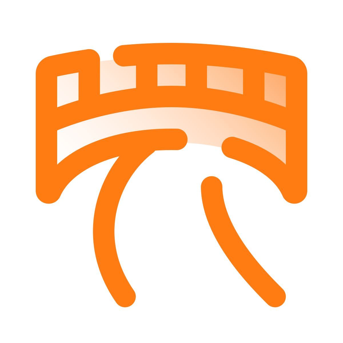 pulsar gradient style 步行桥 icon