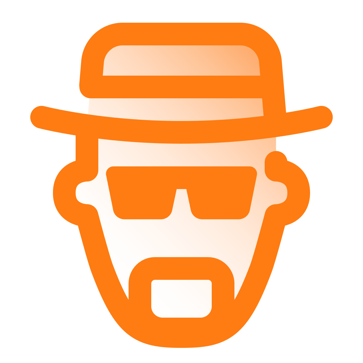 pulsar gradient style walter white icon