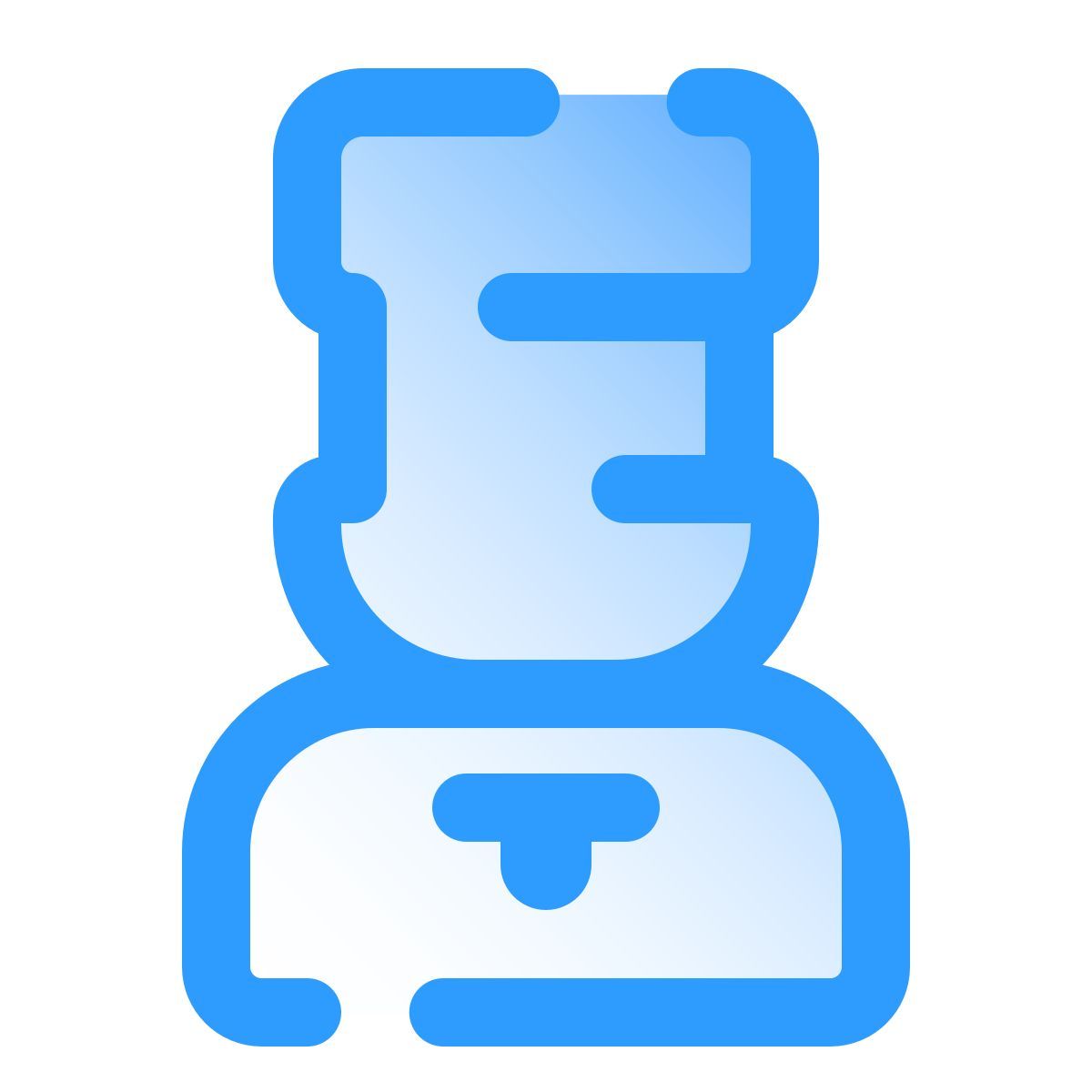 pulsar gradient style water cooler icon