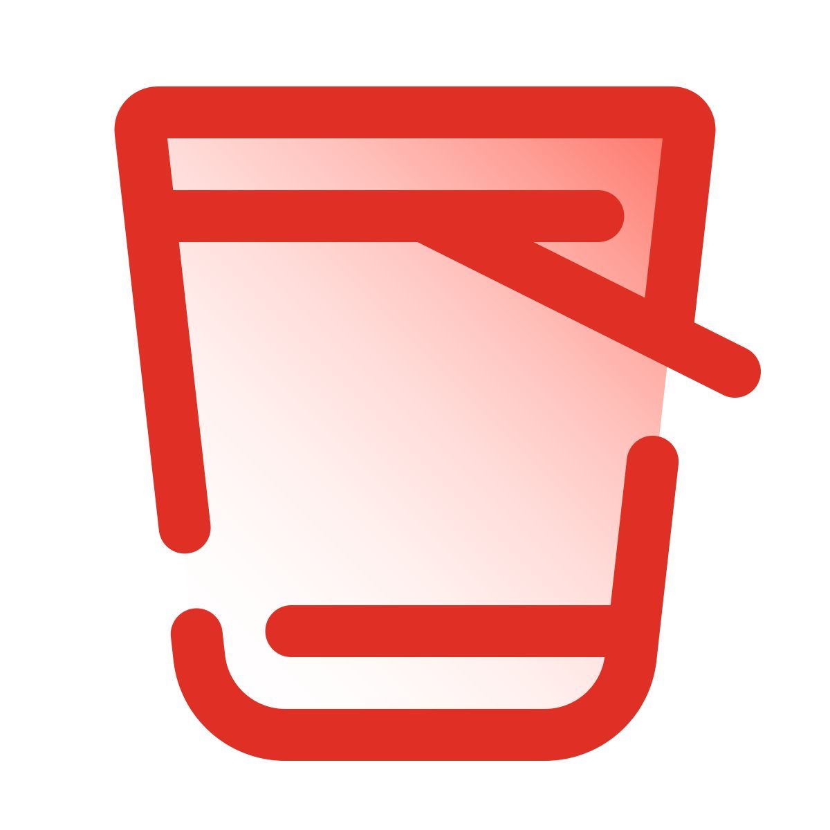 pulsar gradient style secchio d&#39;acqua icon