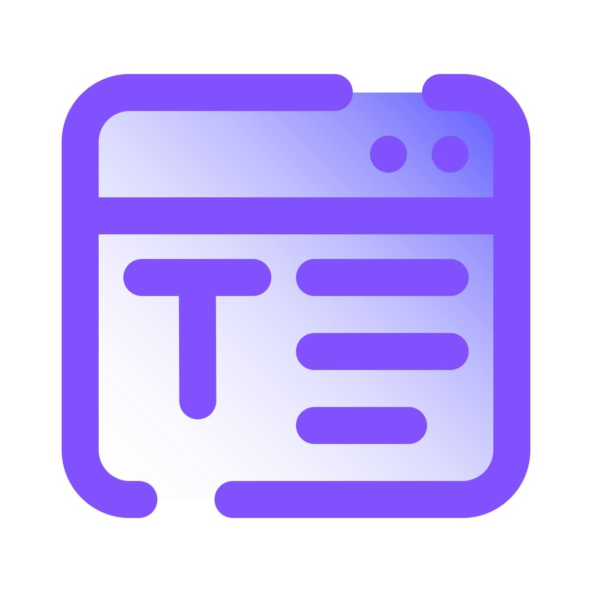 pulsar gradient style 웹사이트 글꼴 크기 icon