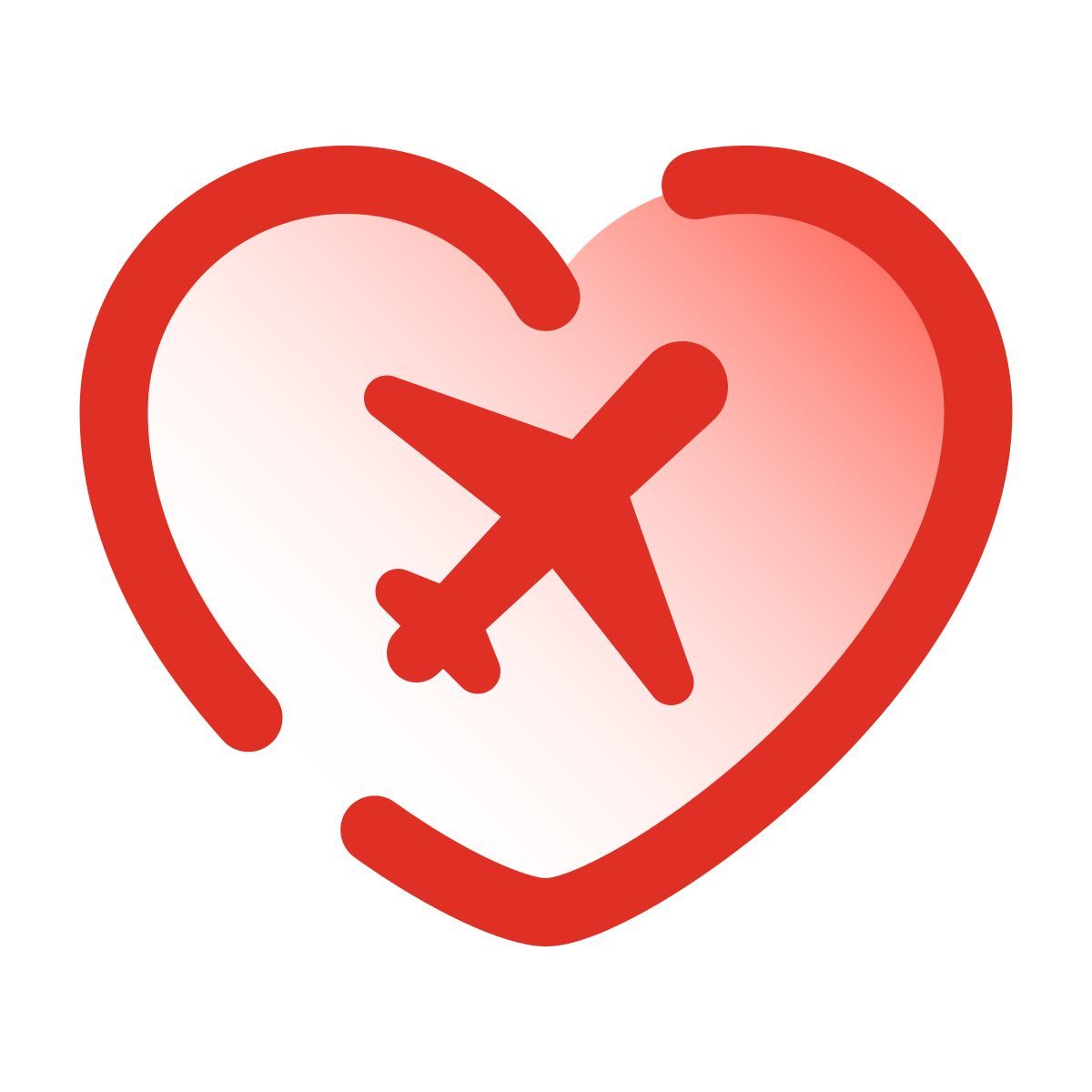 pulsar gradient style wedding travel icon