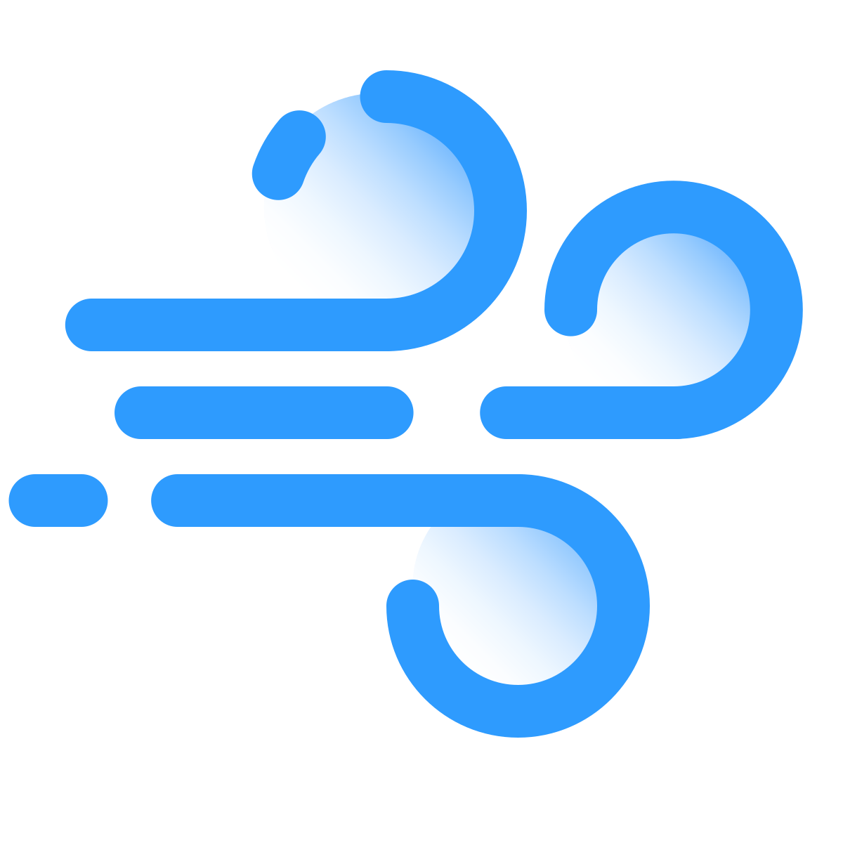 pulsar gradient style wind icon