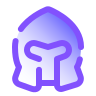 armored helmet icon