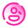 user female-circle icon