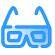 3d glasses icon