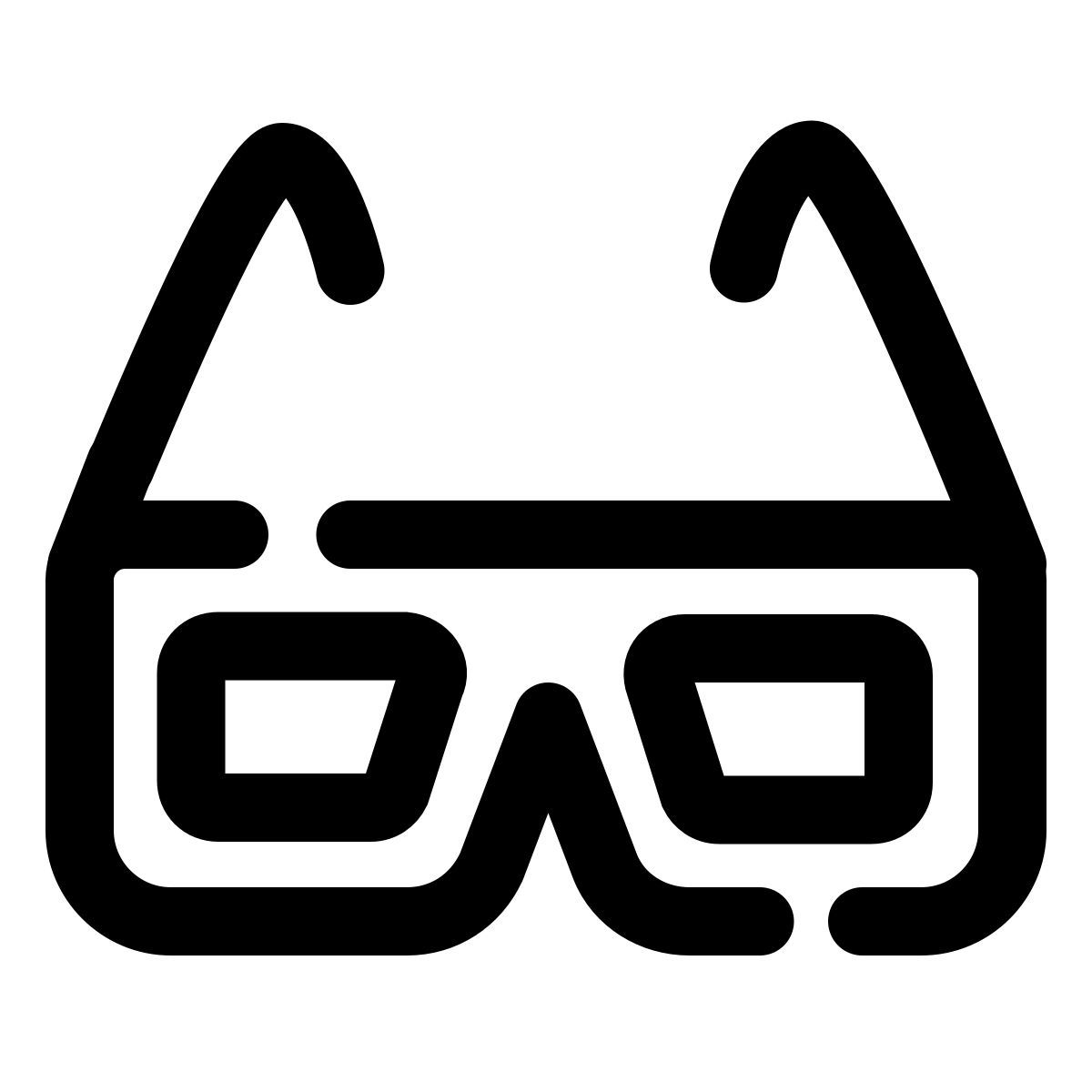 pulsar line style gafas 3d icon