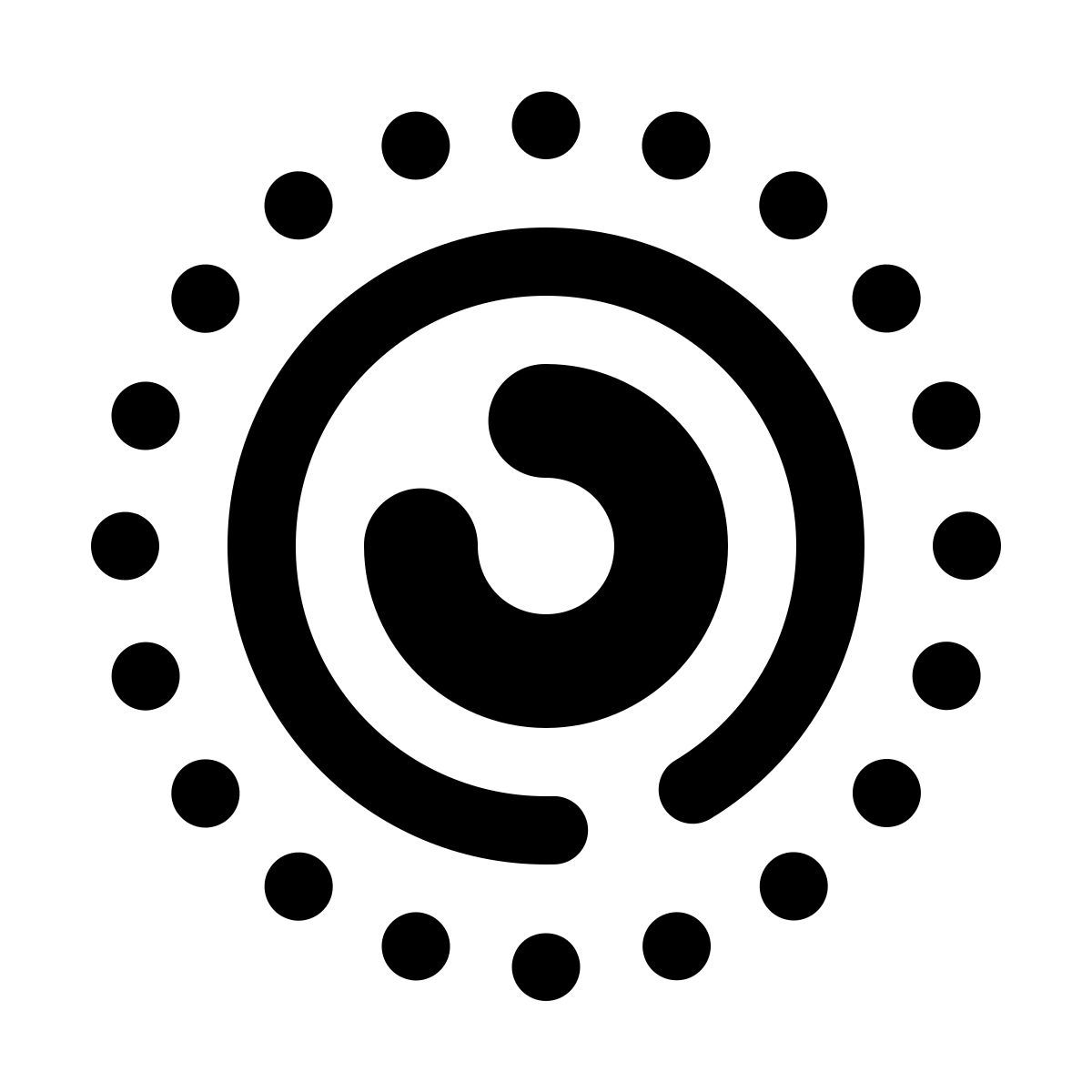 pulsar line style 3d 터치 icon