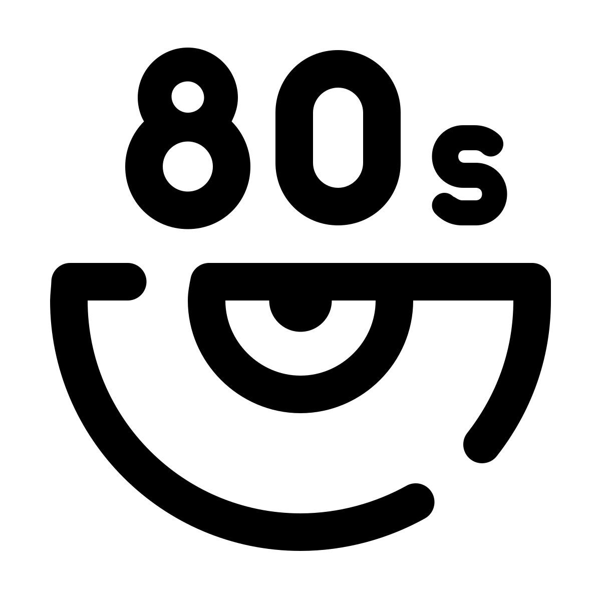 pulsar line style 80 년대 음악 icon