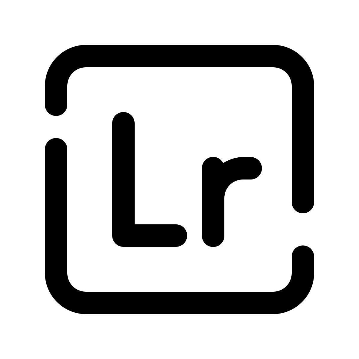 pulsar line style adobe lightroom icon