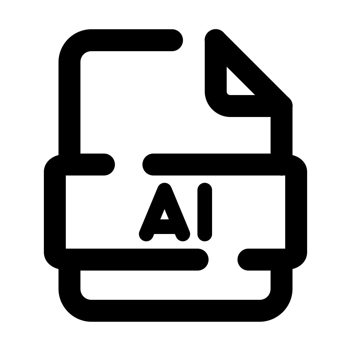 pulsar line style ai file icon