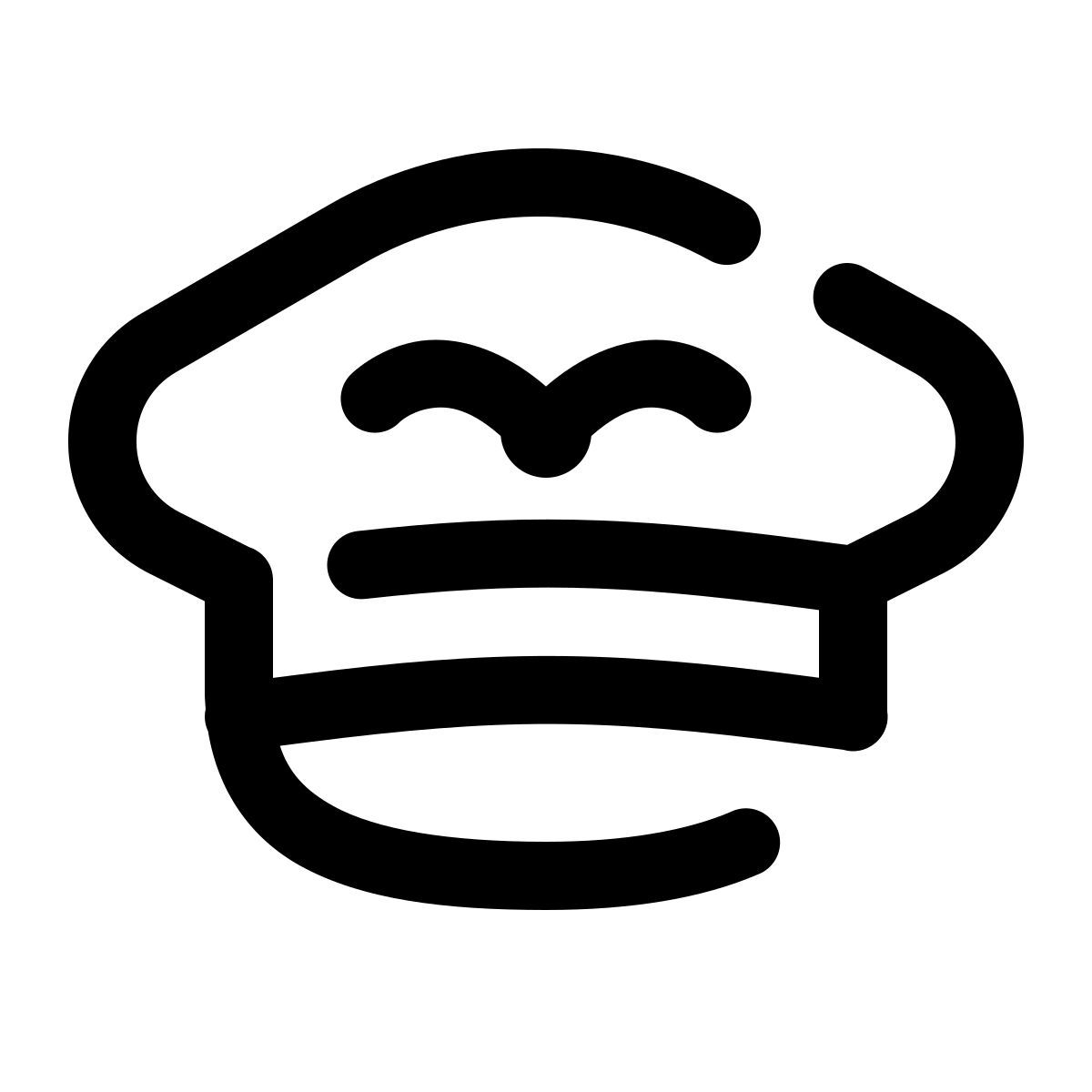 pulsar line style casquette de pilote de l'air icon