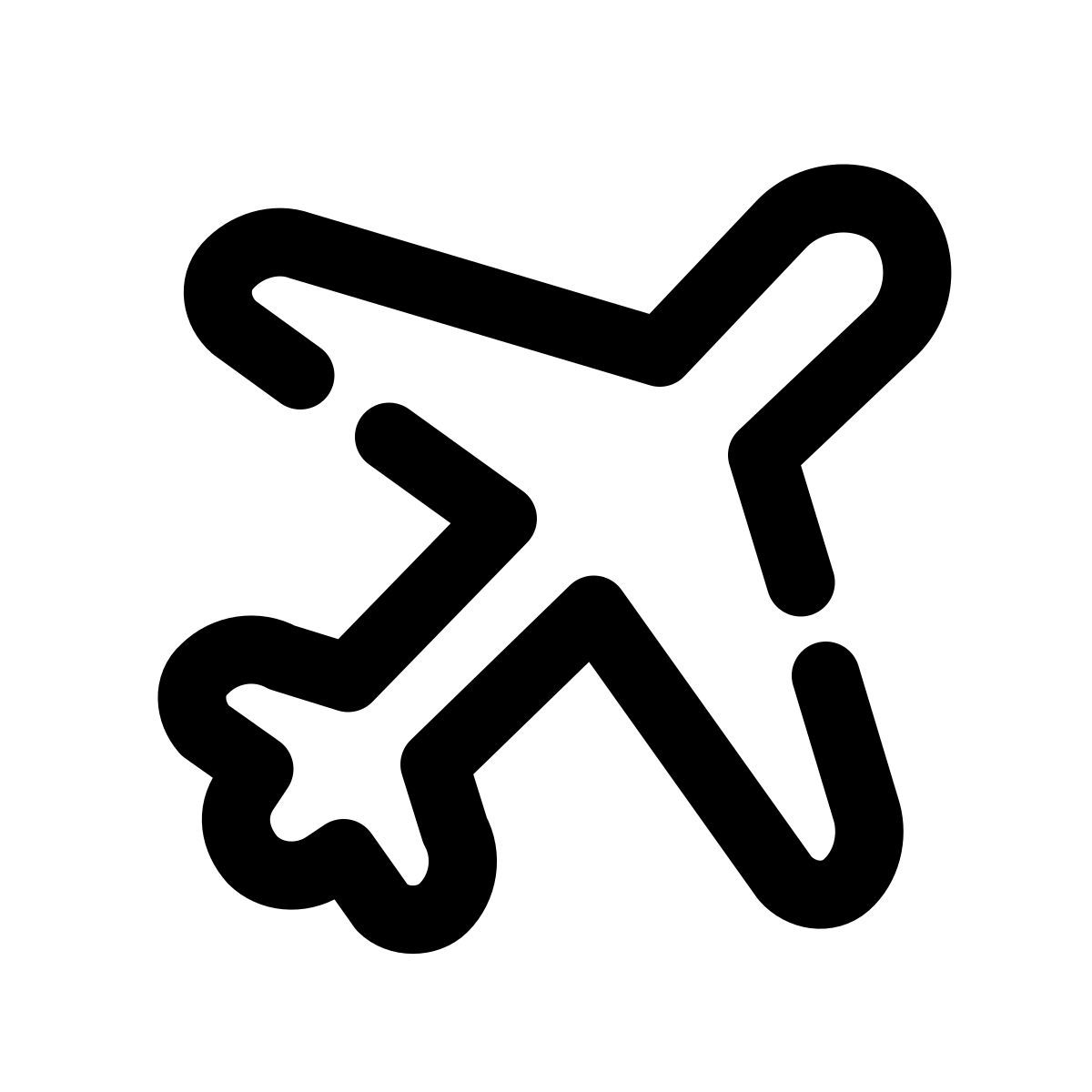 pulsar line style airport icon