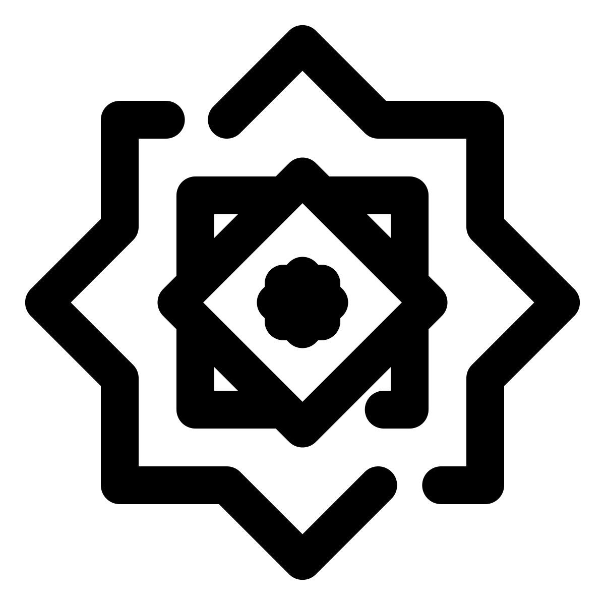 pulsar line style 아랍어 패턴 icon