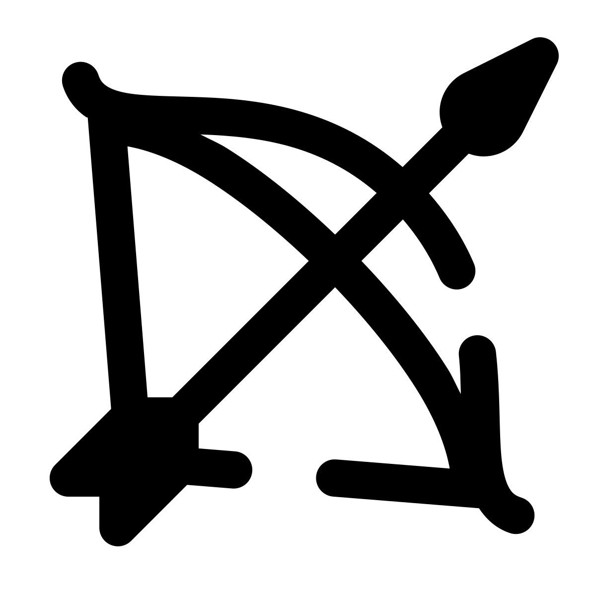 pulsar line style arquero icon