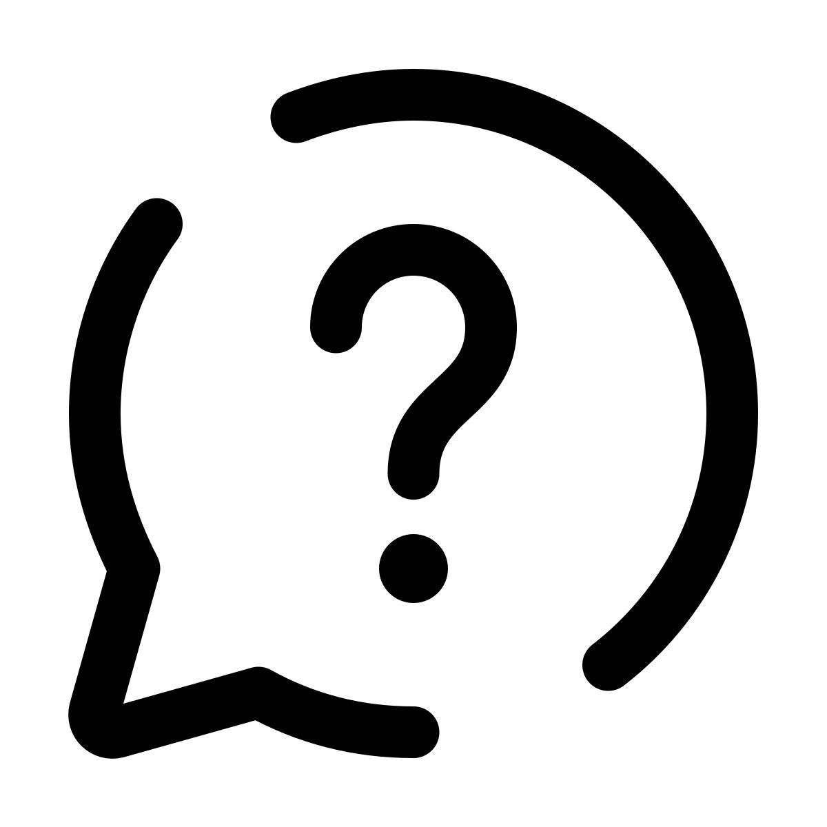 pulsar line style ask question icon