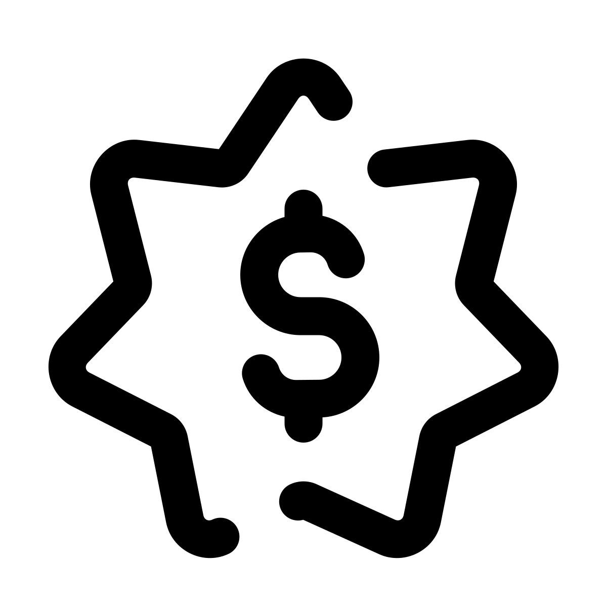 pulsar line style dólar australiano icon