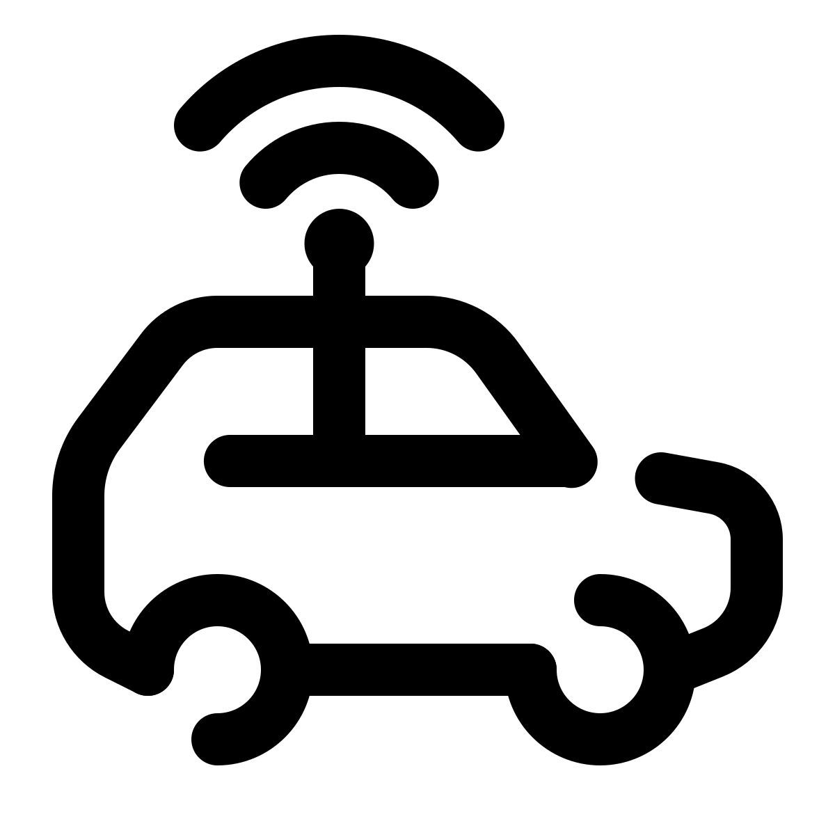 pulsar line style vehículos autónomos icon