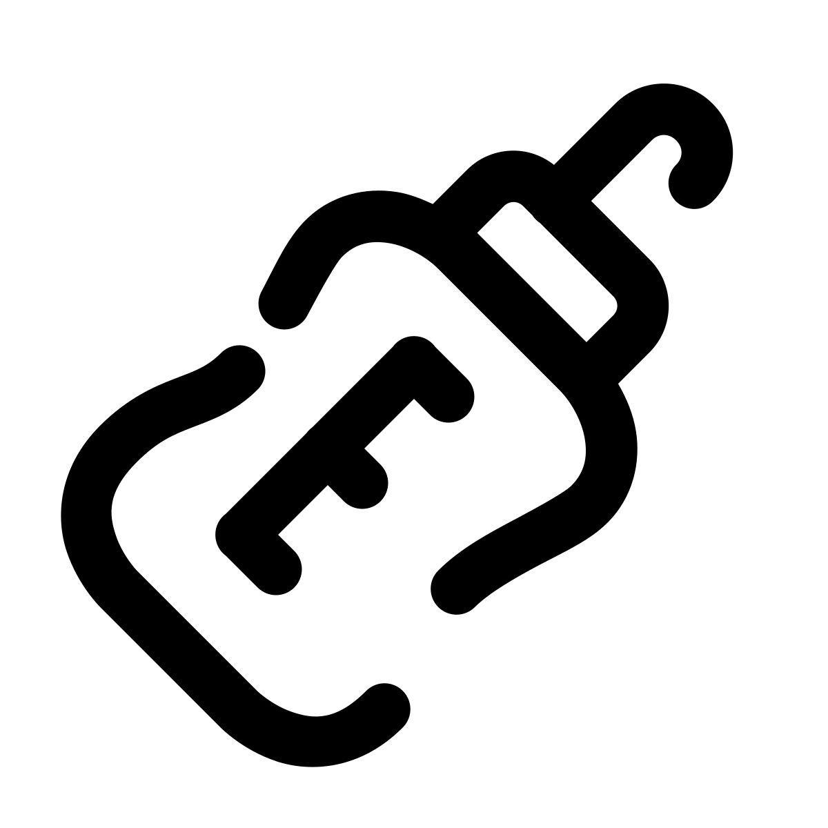 pulsar line style 婴儿奶瓶 icon