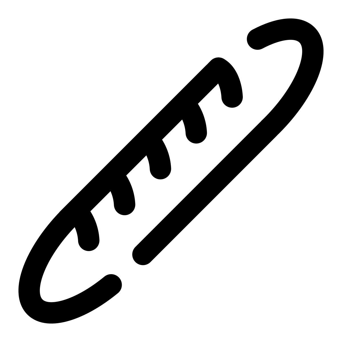 pulsar line style baguette icon