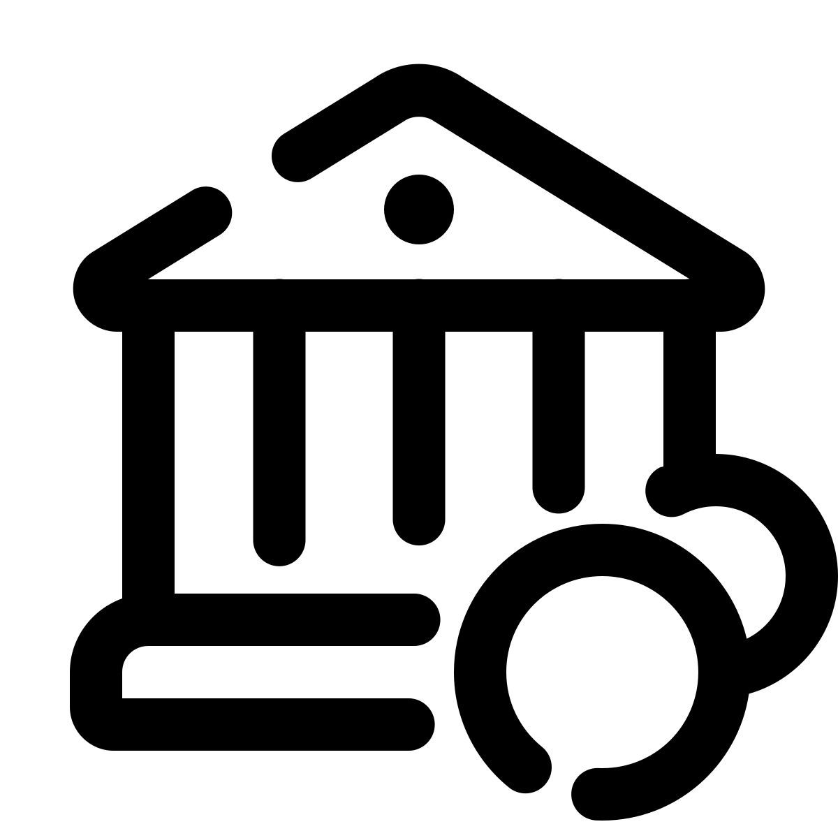 pulsar line style 은행화폐 icon