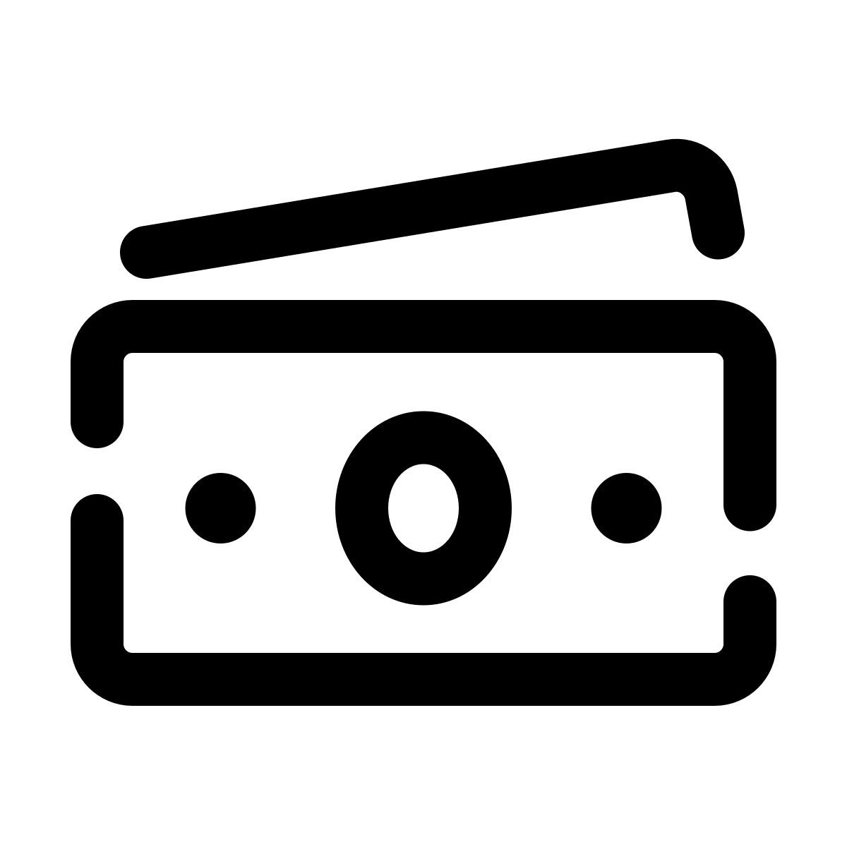 pulsar line style billetes icon