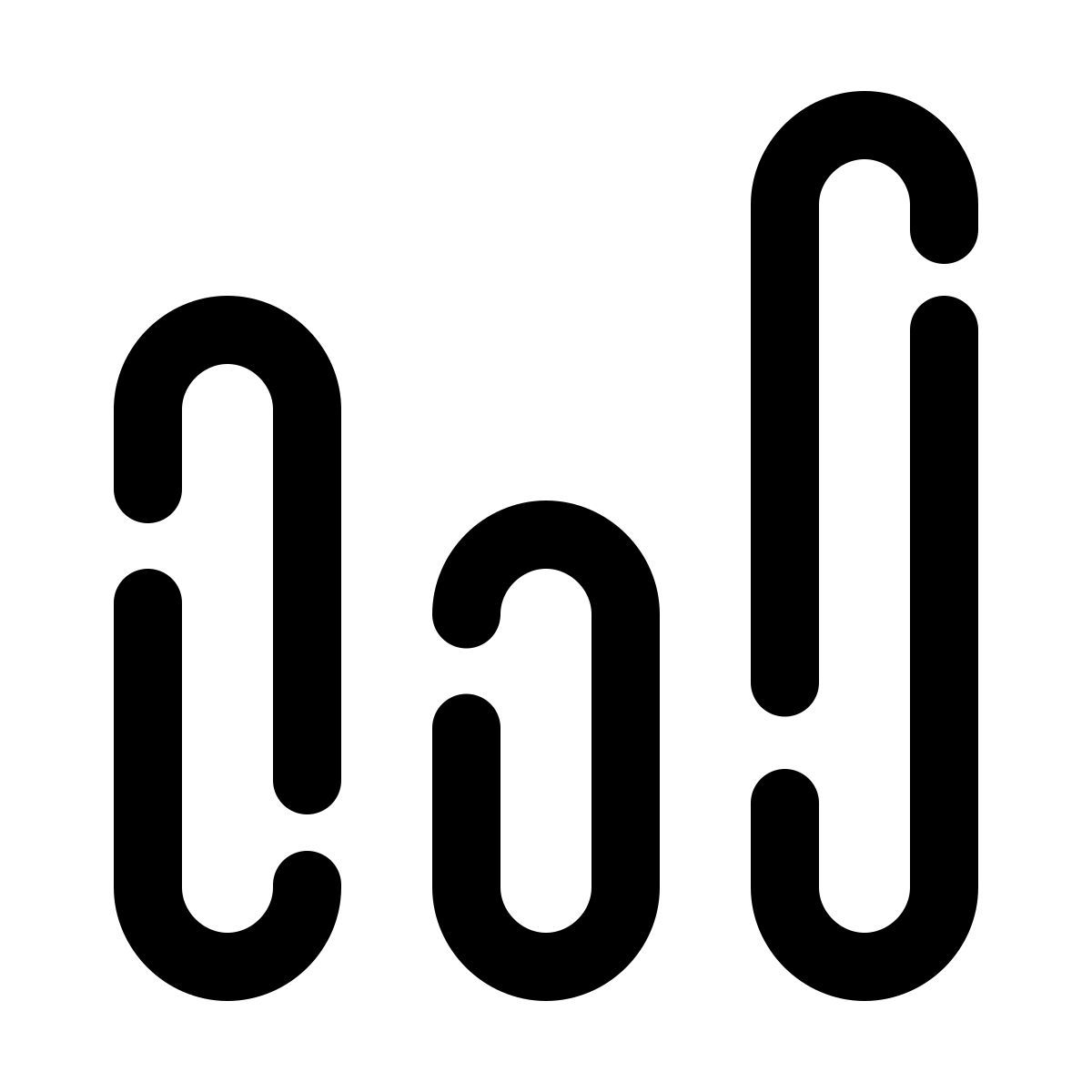 pulsar line style 条形图 icon