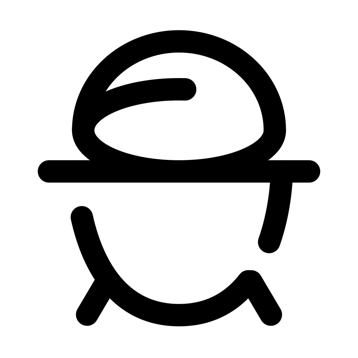 pulsar line style bbq grill icon