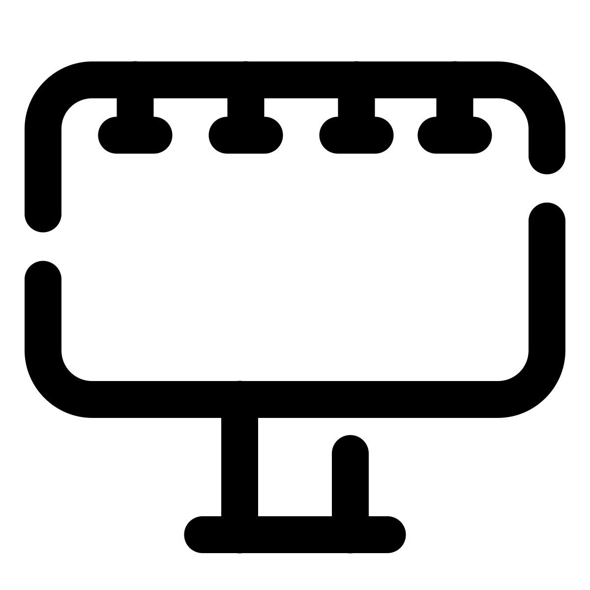 pulsar line style panneau d'affichage icon