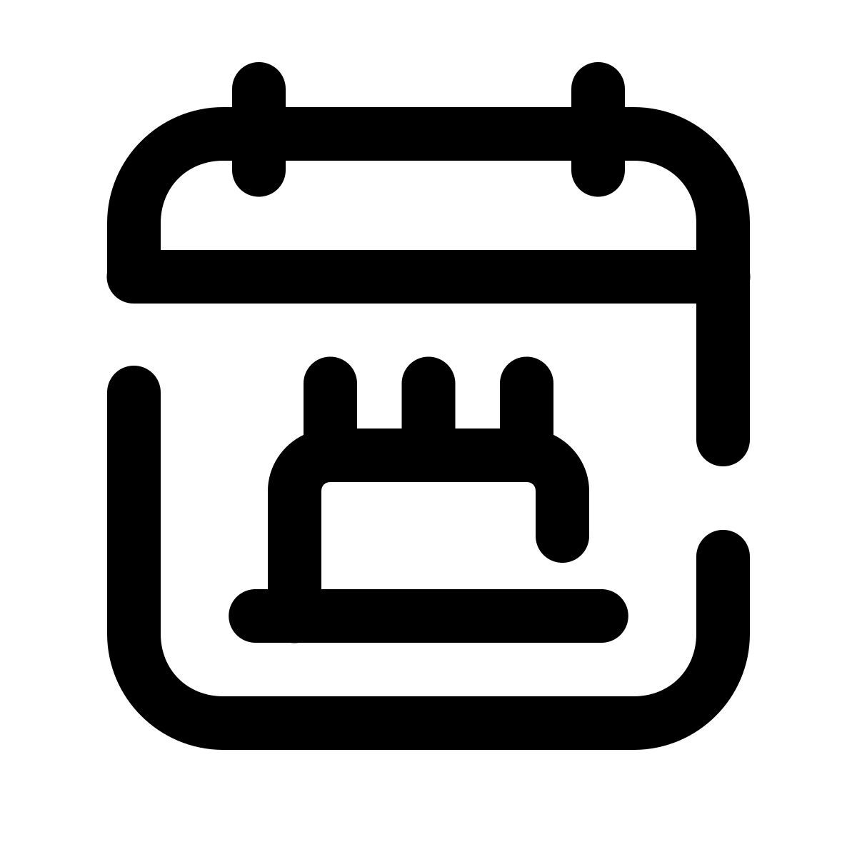 pulsar line style fecha de nacimiento icon