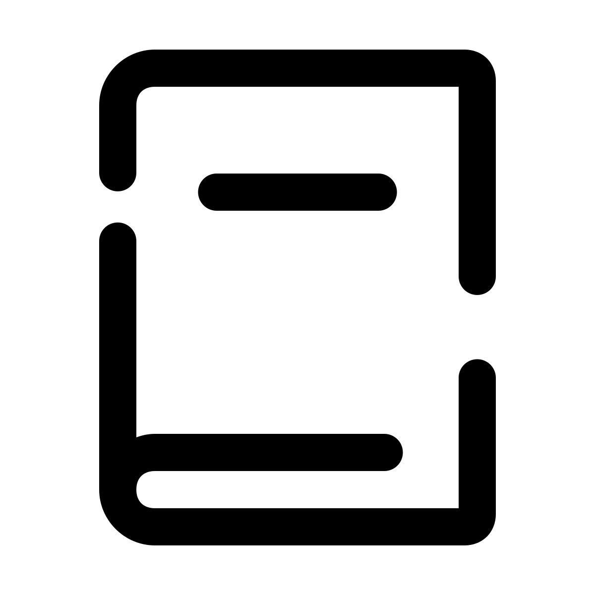 pulsar line style book icon